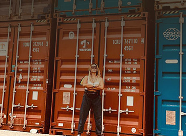 Εξωτερική άποψη της επιλογής container
